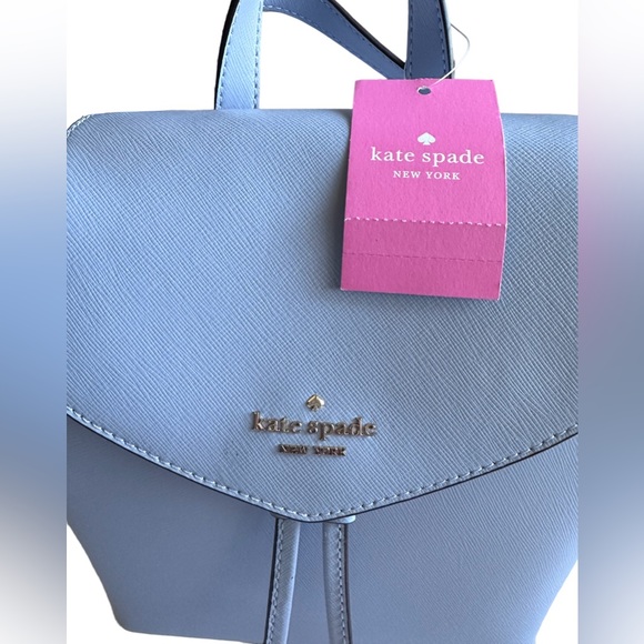 Kate Spade ♠️ New York, Medium Flap Saffiano Backpack - Picture 10 of 11
